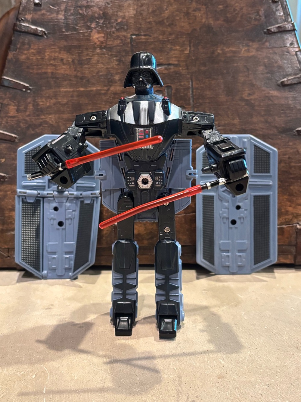 Star Wars Transformers Darth Vader to TIE Advanced x1 Starfighter Action Figure